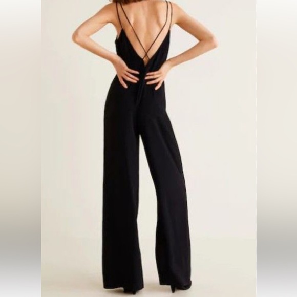 MANGO - Long palazzo strap jumpsuit - Picture 7 of 7